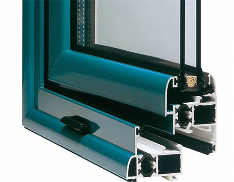 HEAT INSULATION ALUM VERTICAL HINGED WINDOW SYSTEM 06