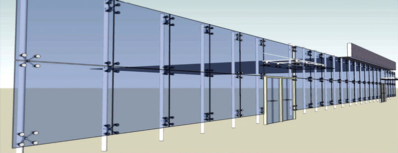 POINT-FIXED GLASS CURTAIN WALL SYSTEM DESCRIBE 02