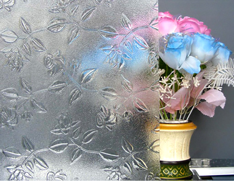 RICH FLOWER PATTERN GLASS 01